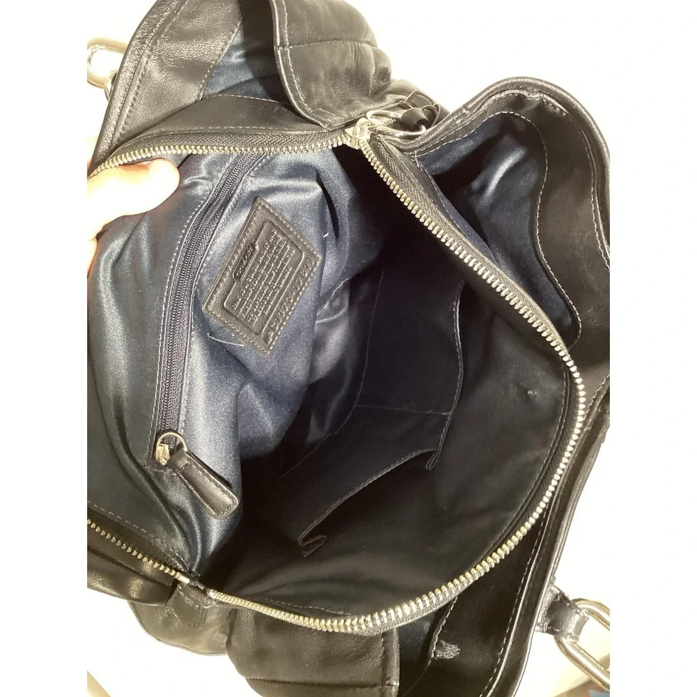 Coach Black Leather Jayden Bag Silver Hardware 17811